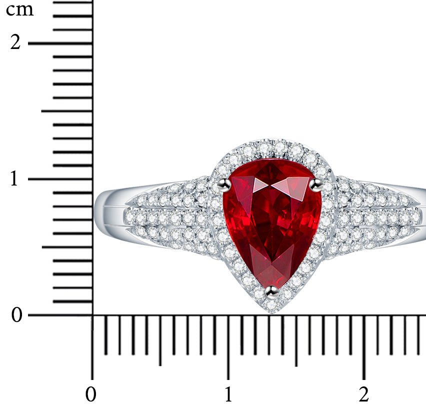 1.05ct Nature Pigeon Blood Ruby Ring