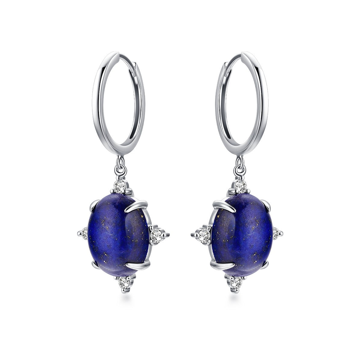 Nature Lapis lazuli Dangle Earrings
