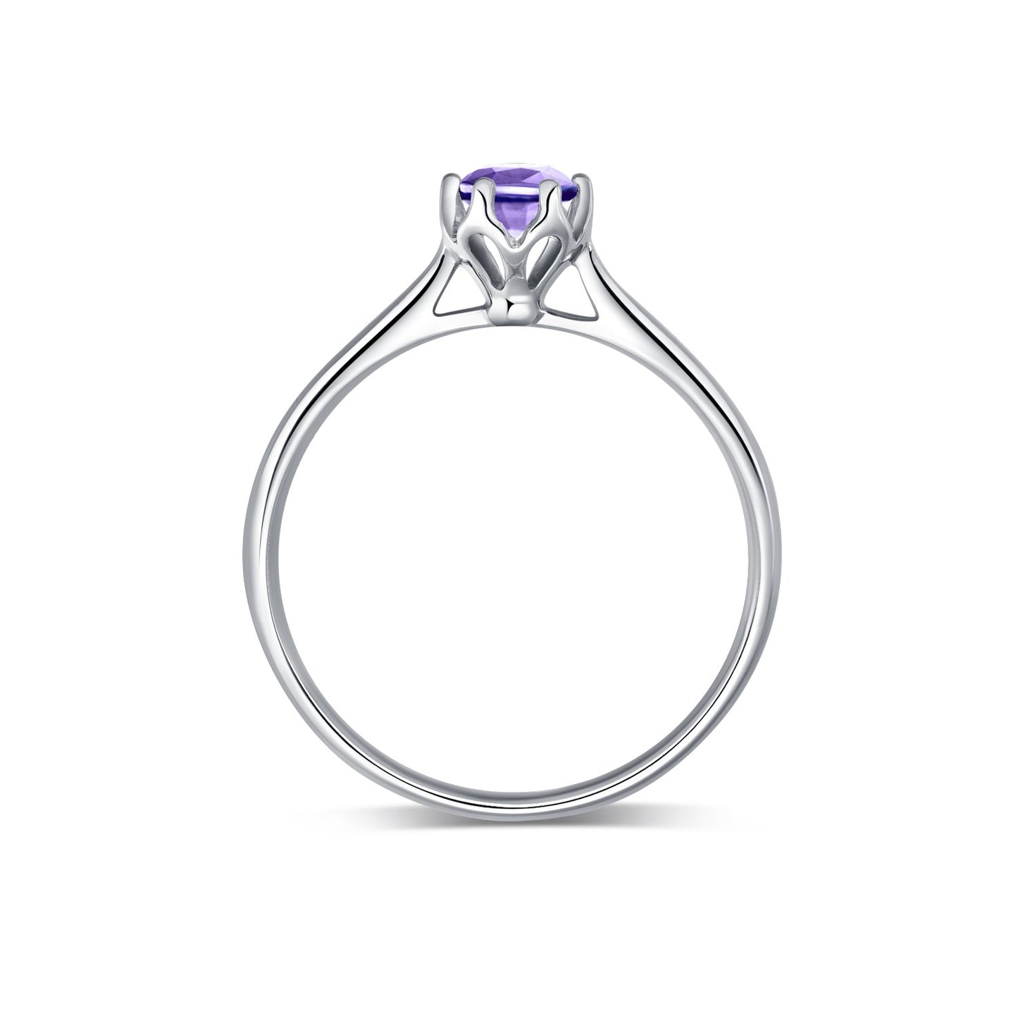 Nature Tanzanite Solitaire Ring