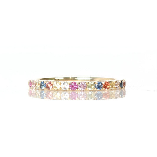 Nature Multicolour Sapphire Ring - Band