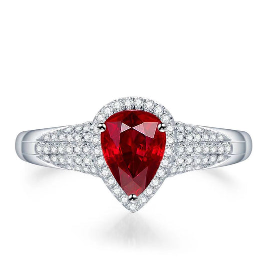 1.05ct Nature Pigeon Blood Ruby Ring